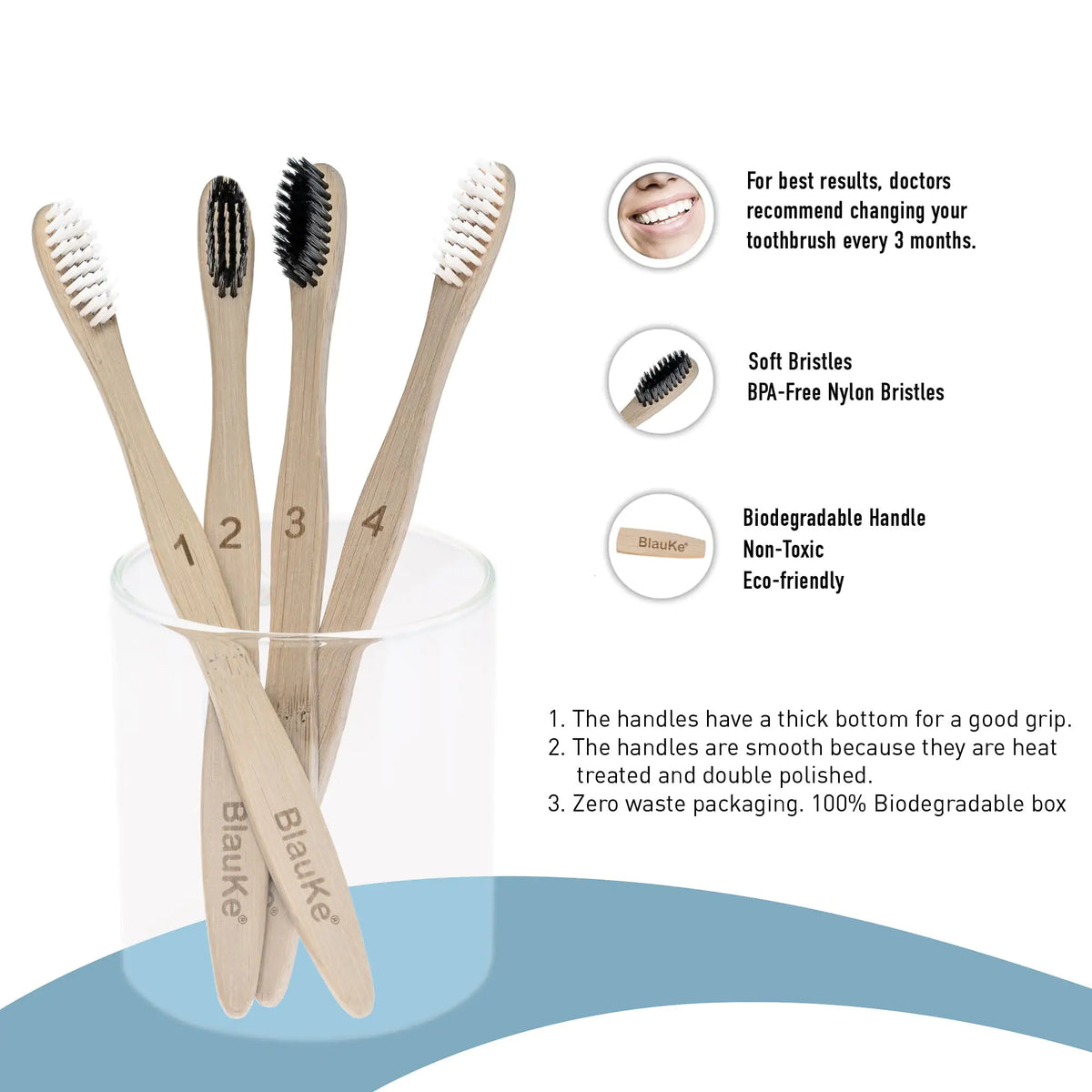 EcoBrush™ Bamboo Toothbrush Set – A Cleaner Smile, A Greener Planet