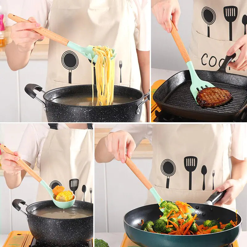 SafeChef™ Non-Stick Utensils – Cook Smarter, Protect Your Cookware