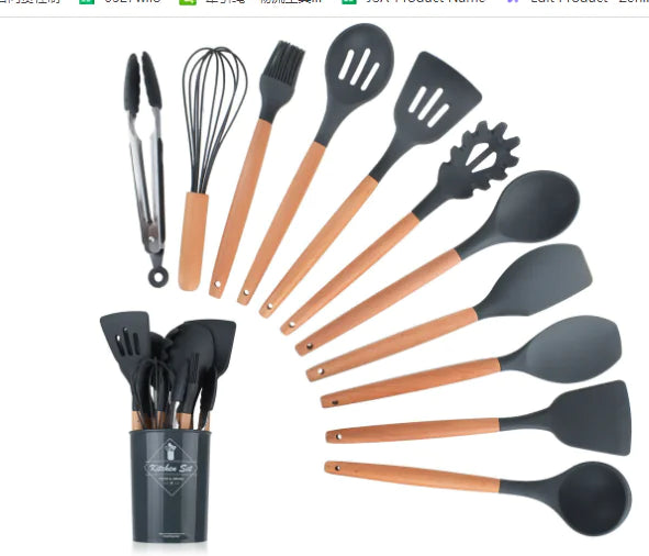 SafeChef™ Non-Stick Utensils – Cook Smarter, Protect Your Cookware