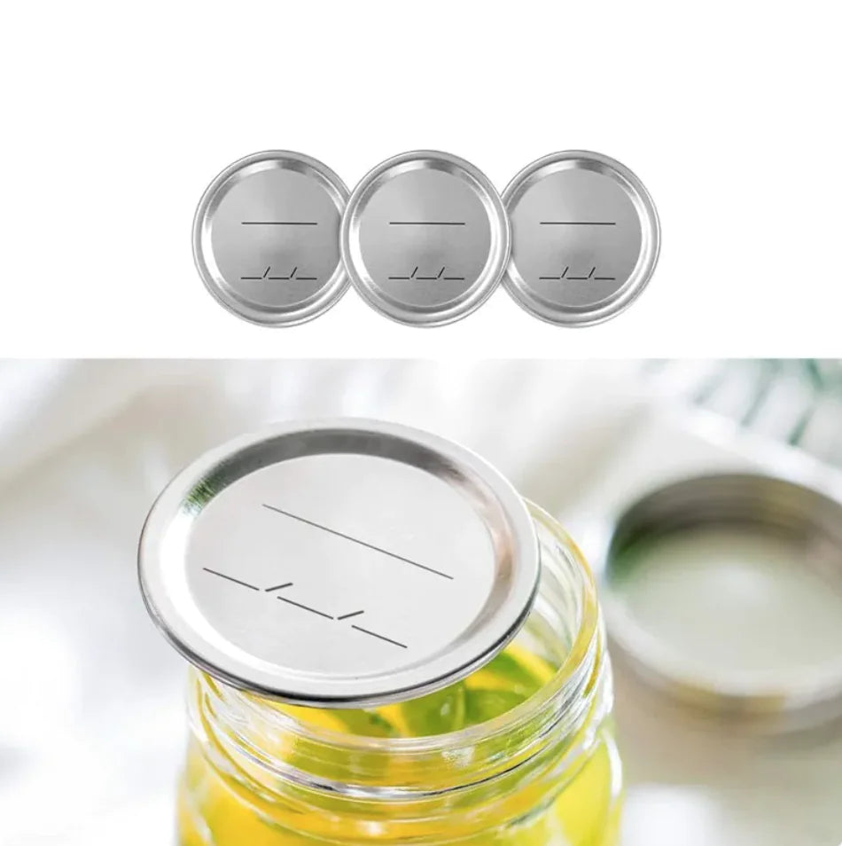 JarShield™ Mason Jar Lid with Split Tinplate Cover – Durable, Rust-Resistant Seal (70mm/86mm)